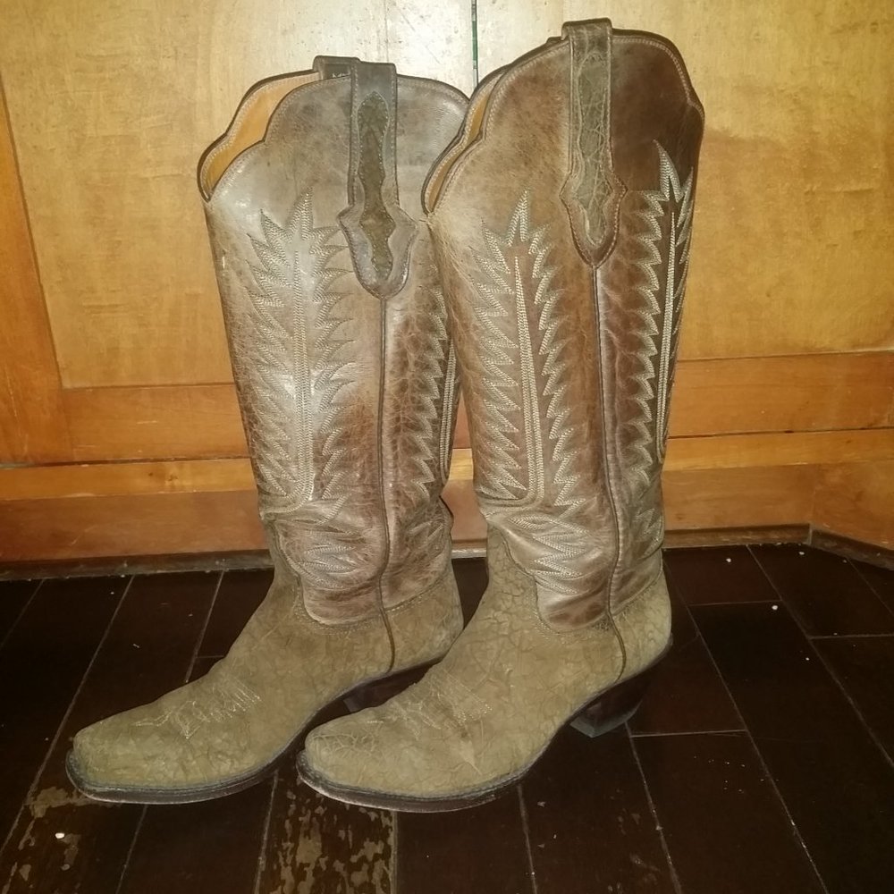 New Black Jack for Maverick Western Square Toe Boots 7.5